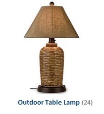 Outdoor table lamps