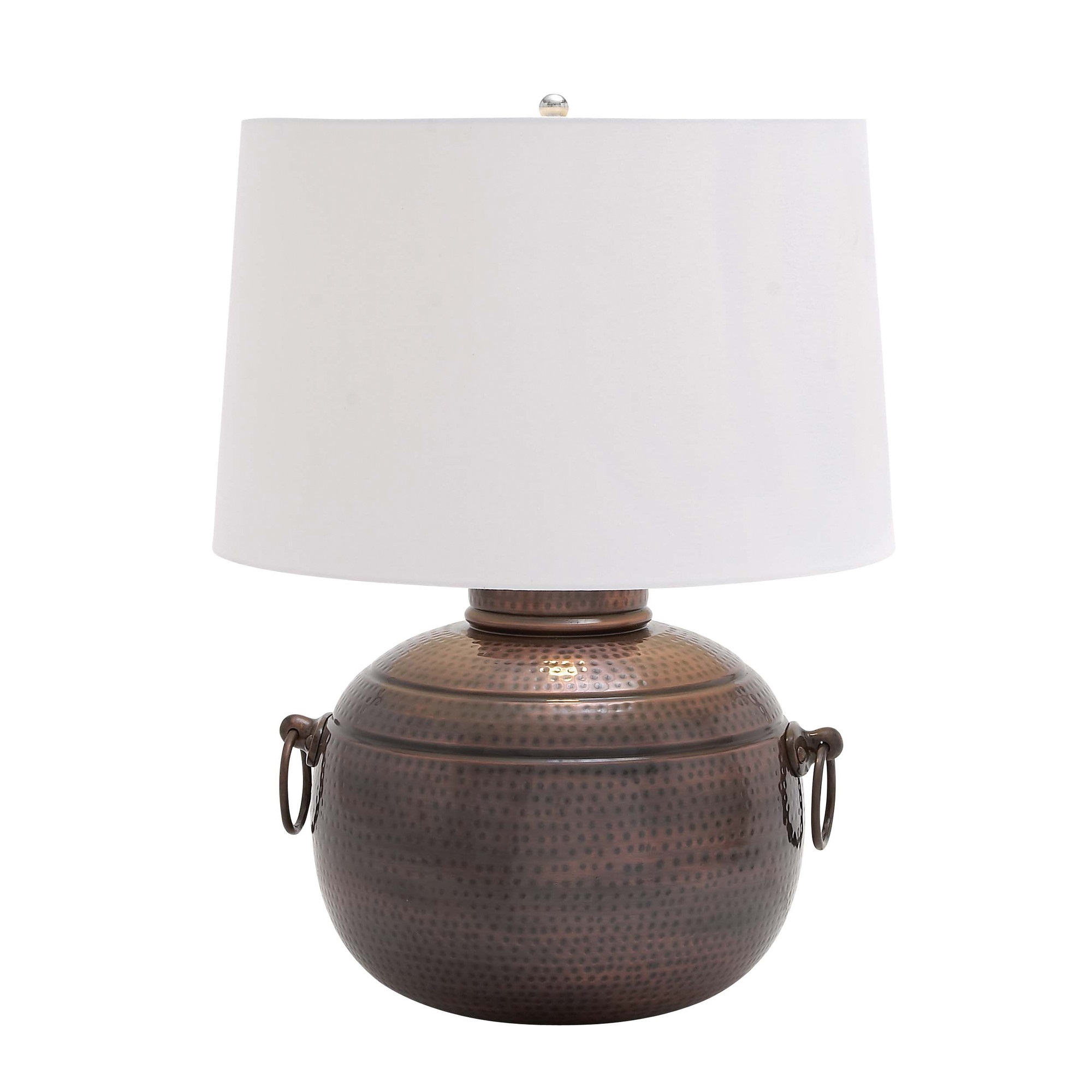 Woodland Imports Hammered Design Metal Table Lamp L Brilliant Source Woodland Imports Hammered Design Metal Table Lamp