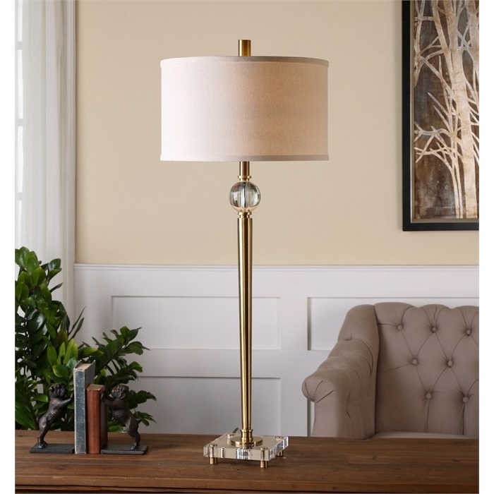 Uttermost Mesita Buffet Table Lamp With Drum Shade L Brilliant Uttermost Mesita Buffet Table Lamp With Drum Shade