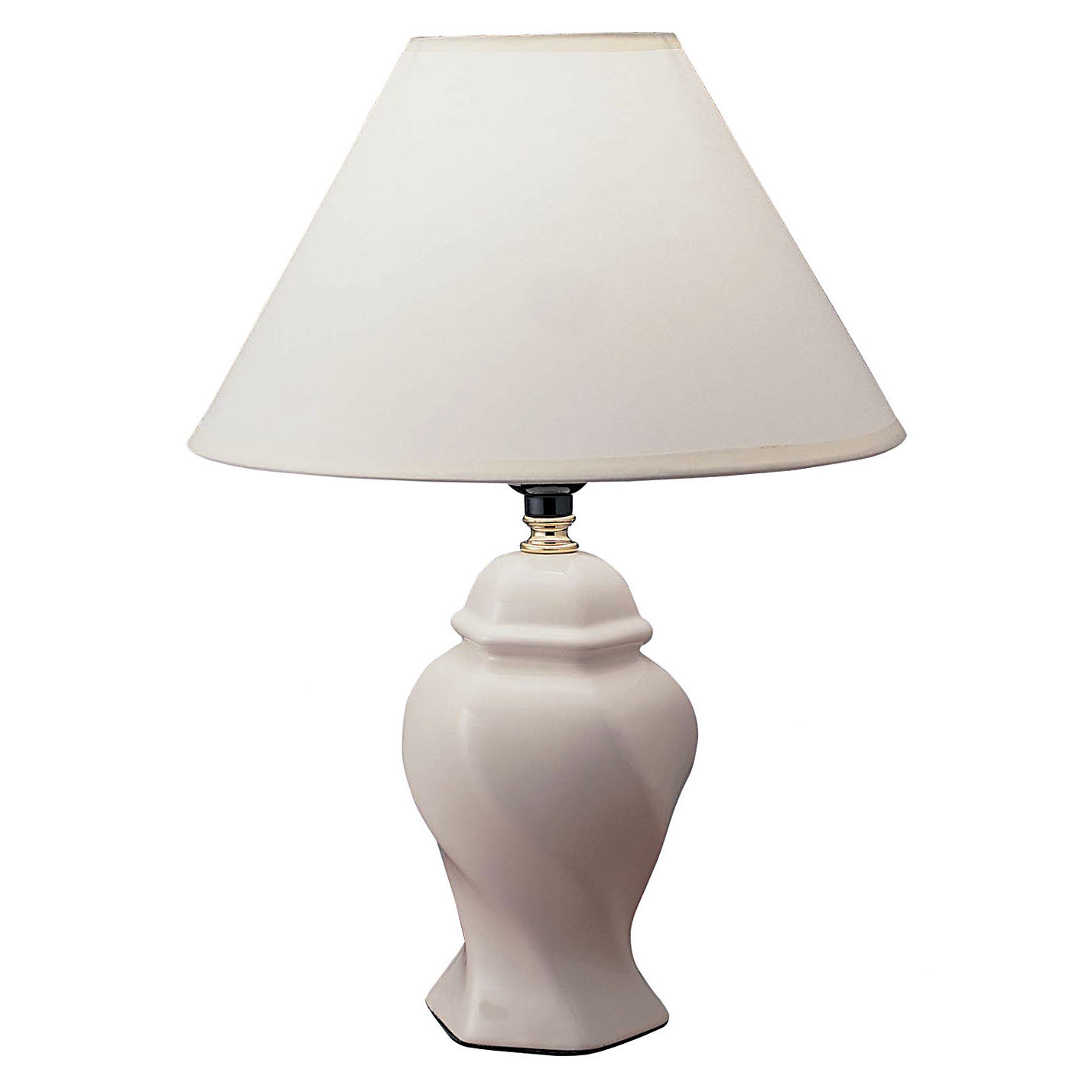 H Table Lamp with Empire Shade 
