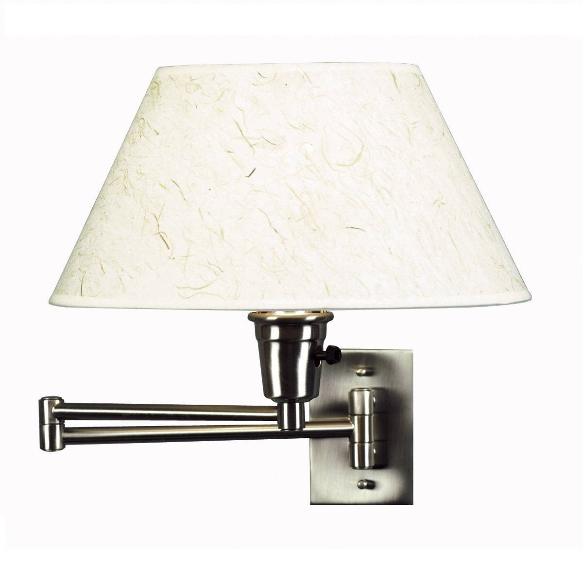 Kenroy Home Simplicity Swing Arm Wall Lamp In Brushed ...