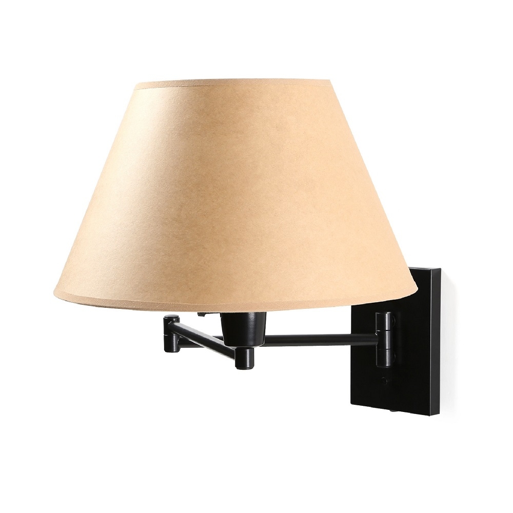 Kenroy Home Simplicity Swing Arm Wall Lamp In Matte black l Brilliant Source Lighting