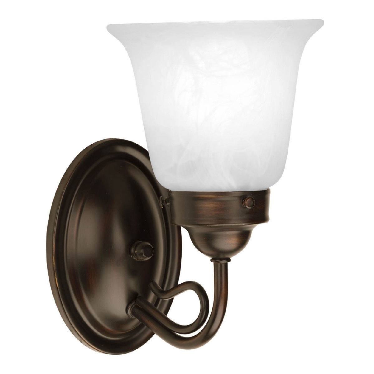 Progress Lighting Bedford 1 Light Bath Vanity Light In Antique Bronze l Brilliant Source Lighting