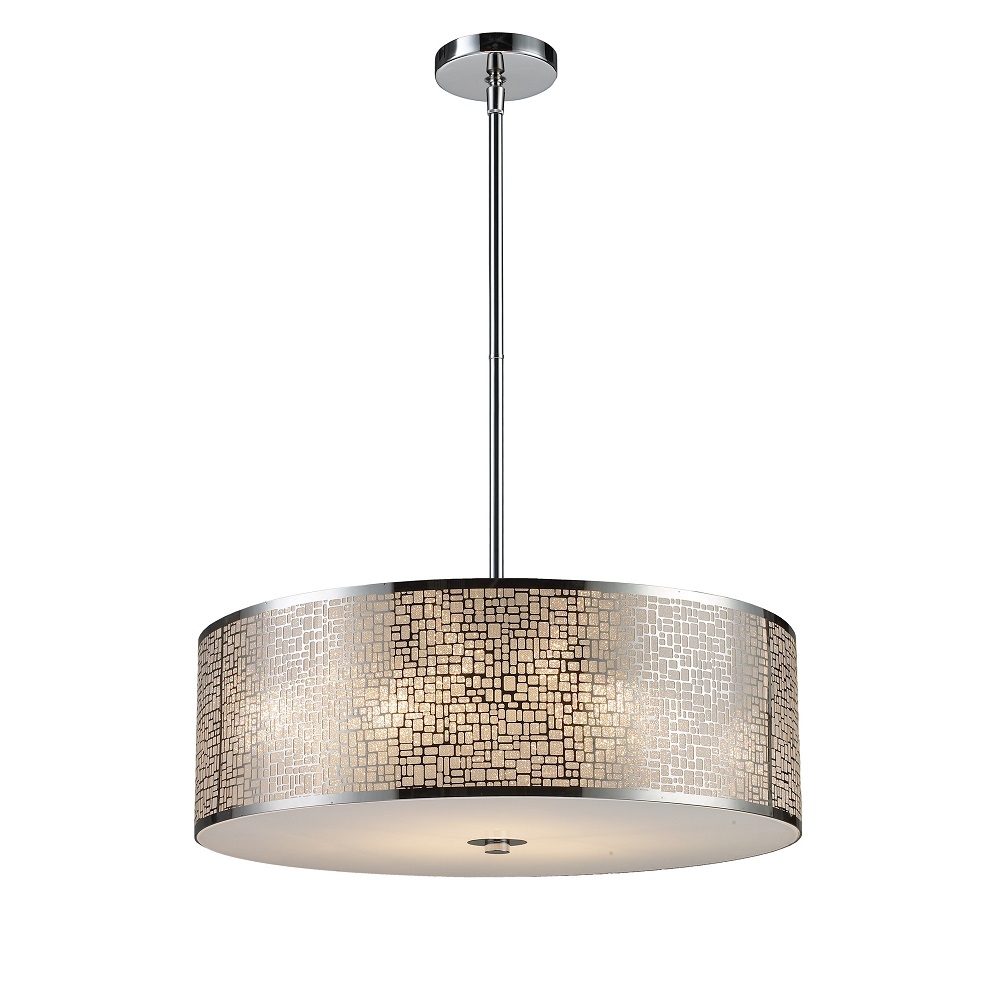 Elk Lighting Na 5 Light Drum Pendant L Brilliant Source Elk Lighting Na 5 Light Drum Pendant