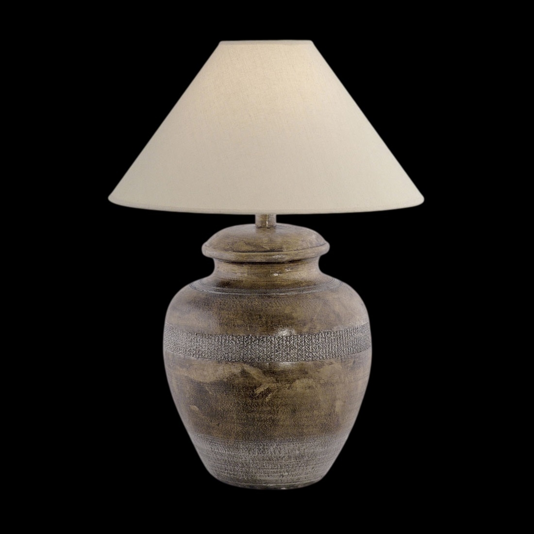 lamp attached to bed