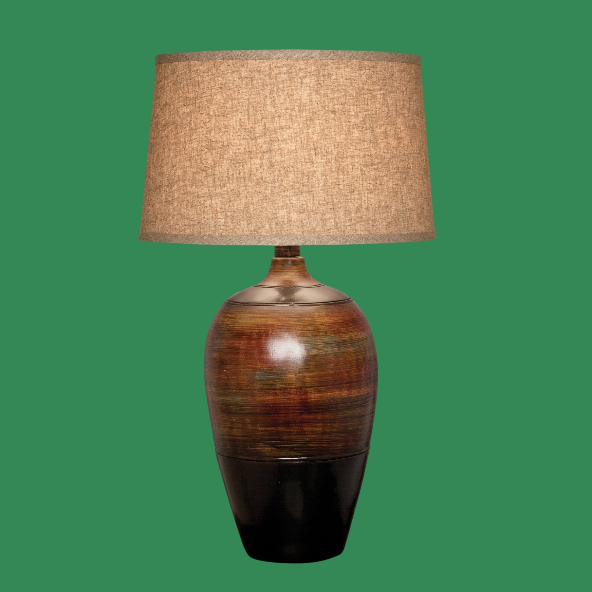 Anthony California Table Lamp In Rainbow Walnut L Brilliant Source Anthony California H6445rw Table Lamp