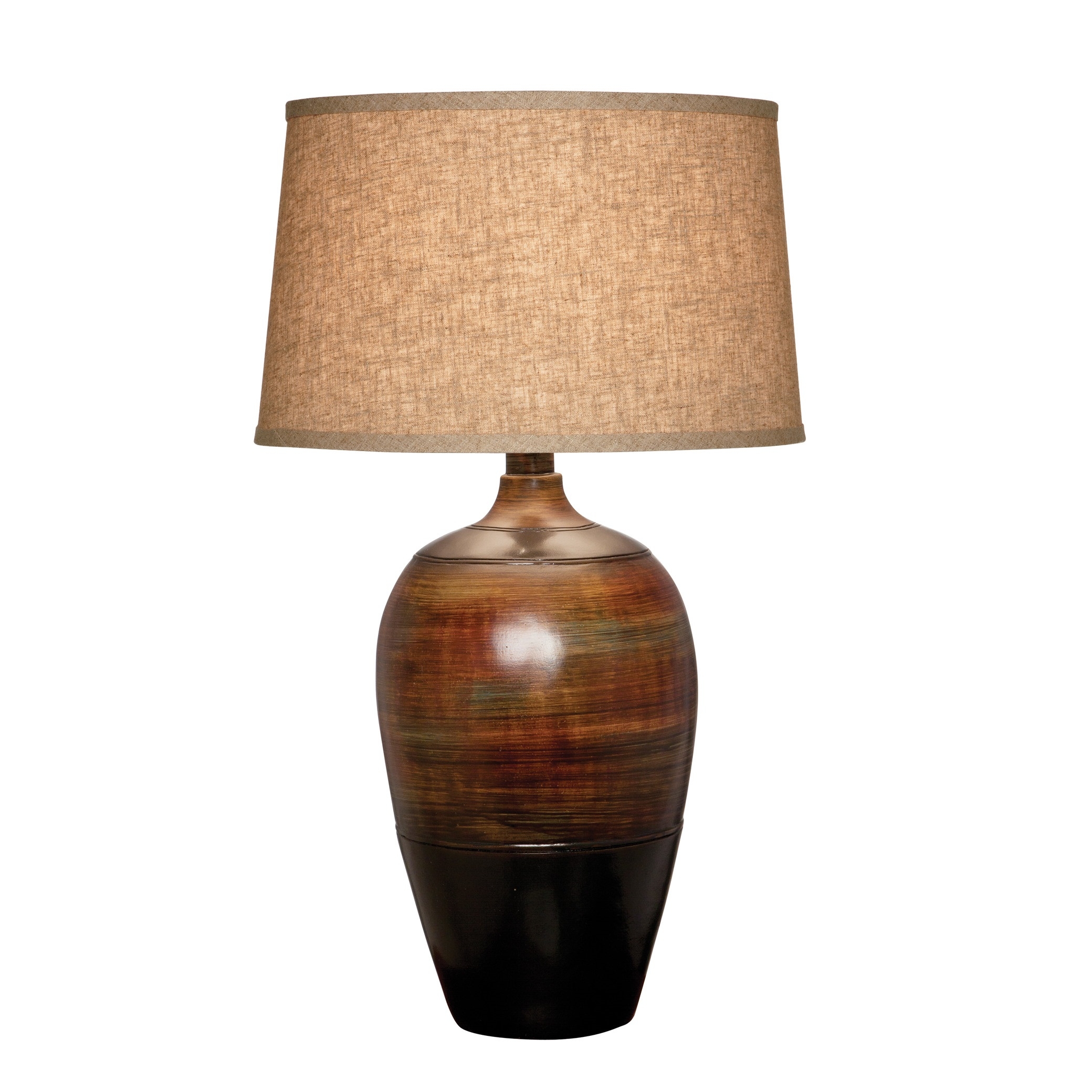 Anthony California Table Lamp In Rainbow Walnut L Brilliant Source Anthony California H6445rw Table Lamp