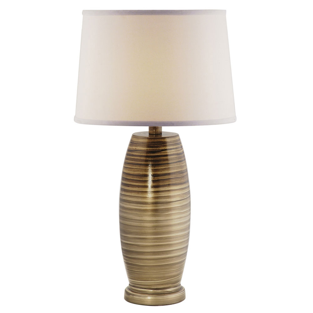 Anthony California Table Lamp In Brown Beige Finish L Brilliant Anthony California Table Lamp In Brown