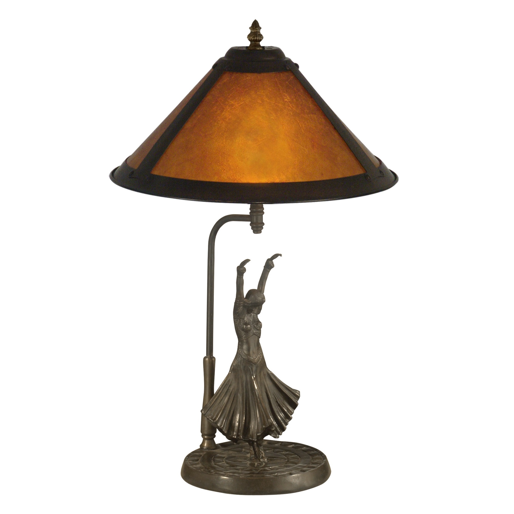 Dale Tiffany Mica Dancer 2 Light Table Lamp l Brilliant Source Lighting