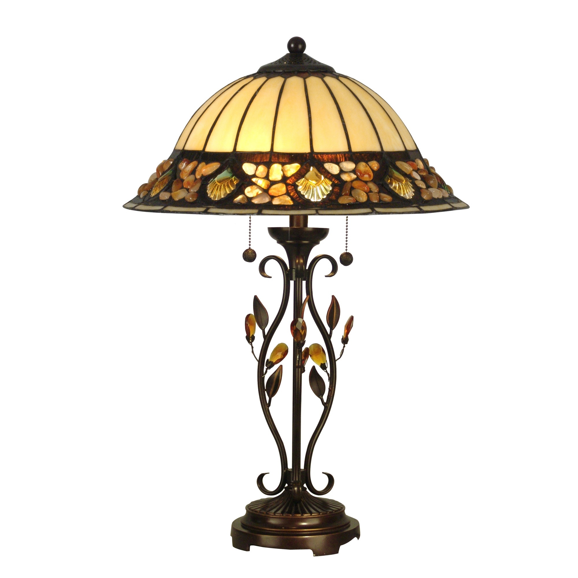 Dale Tiffany Pebblestone Table Lamp L Brilliant Source Lighting Dale Tiffany Pebblestone Table Lamp L