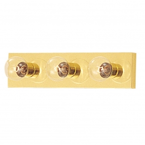 Maxim Lighting Essentials 3 Light Bath Light in Polished Brass