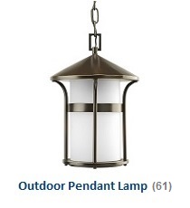 Outdoor pendant lamps