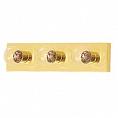 Maxim Lighting Essentials 3 Light Bath Light in Polished Brass