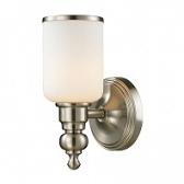 Elk Lighting Bristol 1 Light Bath Vanity Light In Brushed Nickel