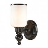 Elk Lighting Bristol 1 Light Bath Vanity Light In Oil Rubbed Bronze
