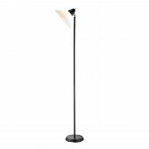 Adesso Swivel 1 Light Floor Lamp in Black