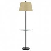 Cal Lighting Andros Glass Table Floor Lamp