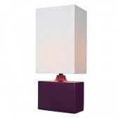 Lite Source Kara 1 Light Table Lamp in Purple LS-22378PURP
