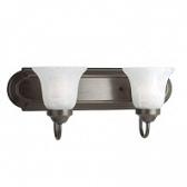 Progress Lighting Builder Bath 2 Light Vanity Light In Antique Bronze