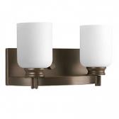 Progress Lighting Orbitz 2 Light Bath Vanity Light In Antique Bronze