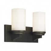 Feiss Amalia 2 Light Vanity Light In Oil Rubbed Bronze
