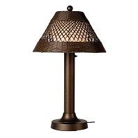 Patio Living Concepts Java Outdoor Table Lamp with Shade and 3" Column