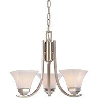 Minka Lavery Agilis 3 Light Mini Chandelier In Brushed Nickel