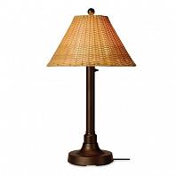 Patio Living Concepts Tahiti II Table Lamp with Wicker Shade
