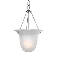 Dolan Designs Richland 1 Light Foyer Pendant In Satin Nickel