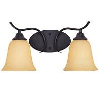 Designers Fountain Madison 2 Light Bath Vanity Light In Oil Rubbed Bronze