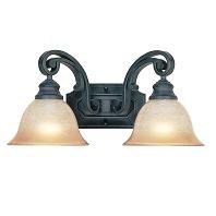 Designers Fountain Barcelona Vanity Light in Natural Iron