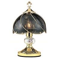 ORE Floral Artistic Floral Touch Table Lamp with Bowl Shade