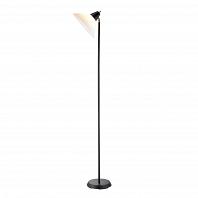 Adesso Swivel 1 Light Floor Lamp in Black