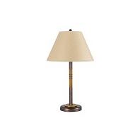 Cal Lighting Soho Table Lamp In Rust