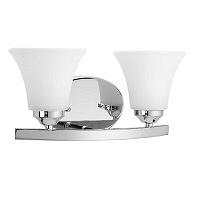 Progress Lighting Adorn 2 Light Bath Vanity Light In Polished Chrome