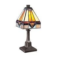 Quoizel Lighting Tiffany 1 Light Table Lamp in Vintage Bronze
